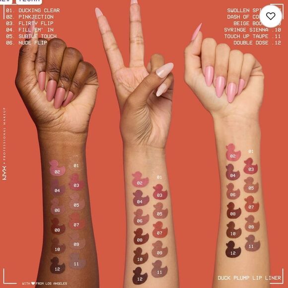 🦋 5/$25 NYX 03 FLIRTY FLIP
NEUTRAL NUDE PINK DUCK PLUMP PLUMPING LIP LINER NEW - Picture 6 of 13